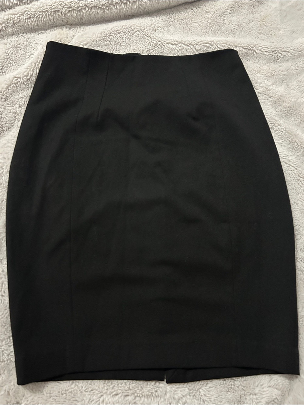 Express Black Tailored Pencil Skirt